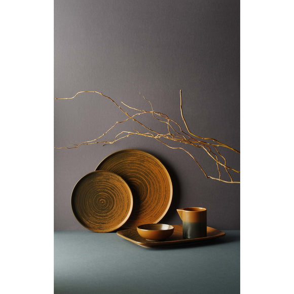 Lykke Brun oval tallerken, 270 mm, Min. kjøp: 6