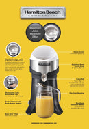 FreshMark Electric Citrus Juicer, 260x254x(H)470 mm - for Storkjøkken - XL - Storkjøkken