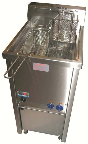 Frityr koker m/ kurver - BEHA Gulvmodell - 19 liter - 230V - 400V - for Storkjøkken - XL - Storkjøkken