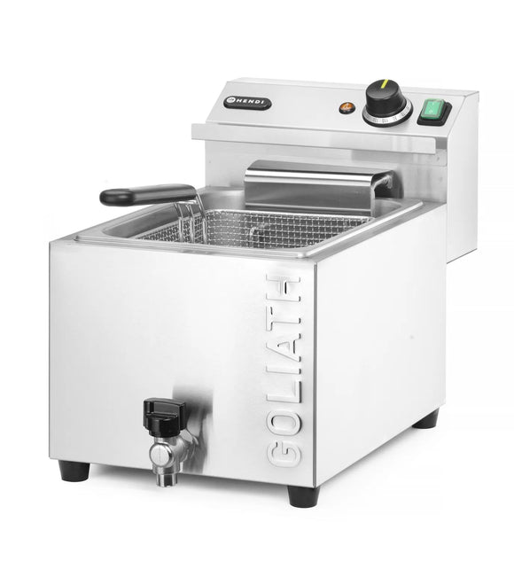 Frityrkoker XL med avløpskran HEDI GOLIATH, 10L - for Storkjøkken - XL - Storkjøkken