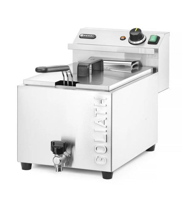 Frityrkoker XL med avløpskran HEDI GOLIATH, 10L - for Storkjøkken - XL - Storkjøkken