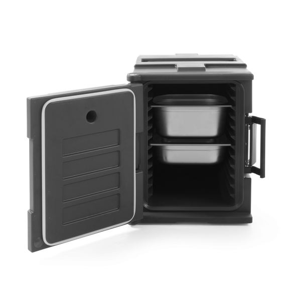 Frontlaster varmeisolasjonsboks 2xGN1/1 200, 477x680x(H)590mm - for Storkjøkken - XL - Storkjøkken