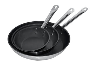 Frypan ss + non - stick belegg ø32 4l - for Storkjøkken - XL - Storkjøkken
