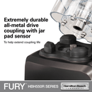 Fury høytytende blender, 178 x 203 x (H) 457 mm - for Storkjøkken - XL - Storkjøkken