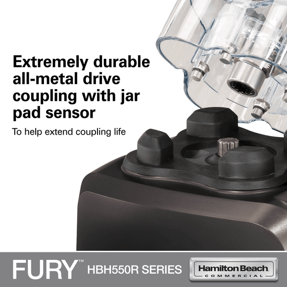 Fury høytytende blender, 178 x 203 x (H) 457 mm - for Storkjøkken - XL - Storkjøkken