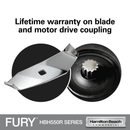 Fury høytytende blender, 178 x 203 x (H) 457 mm - for Storkjøkken - XL - Storkjøkken