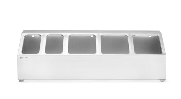 Gastronorm beholderholder, 3 rom, 512x245x(H)215mm - for Storkjøkken - XL - Storkjøkken