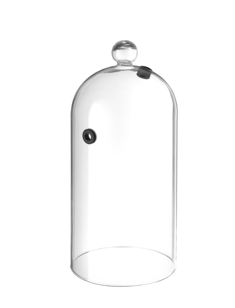 Glasskuppel med ventil, plate Dome, Ø260X (H) 174mm - for Storkjøkken - XL - Storkjøkken
