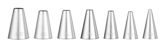 Glasurtips - Runde - 7 stk. - for Storkjøkken - XL - Storkjøkken