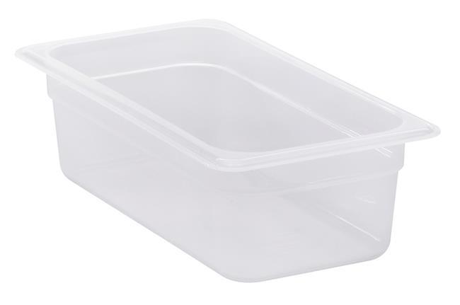 GN 1/3 beholder laget av gjennomsiktig polypropylen, 325x176x(H)100mm - for Storkjøkken - XL - Storkjøkken