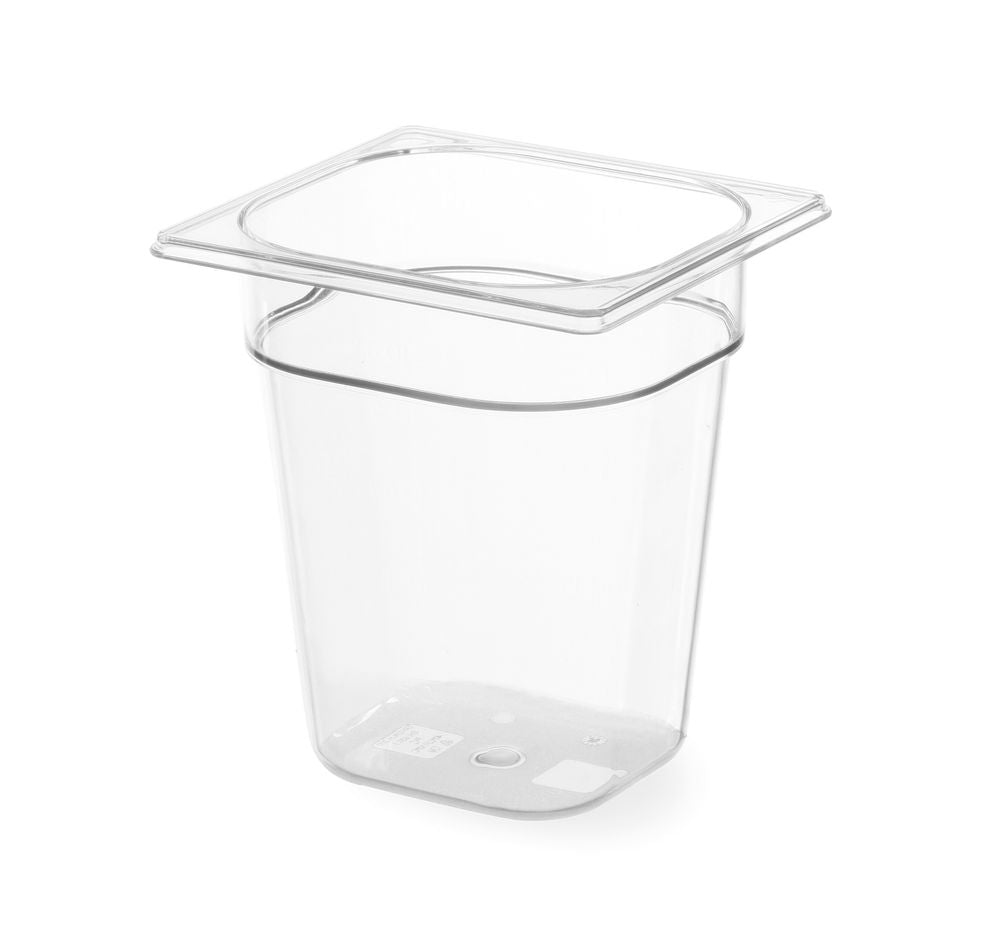 GN 1/6 Kontainer - 1,6L - Transparent - for Storkjøkken - XL - Storkjøkken