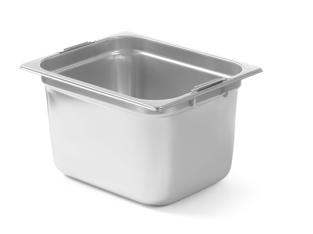 GN - beholder med fallende håndtak, GN 1/2, 12,5L, (H)200mm - for Storkjøkken - XL - Storkjøkken