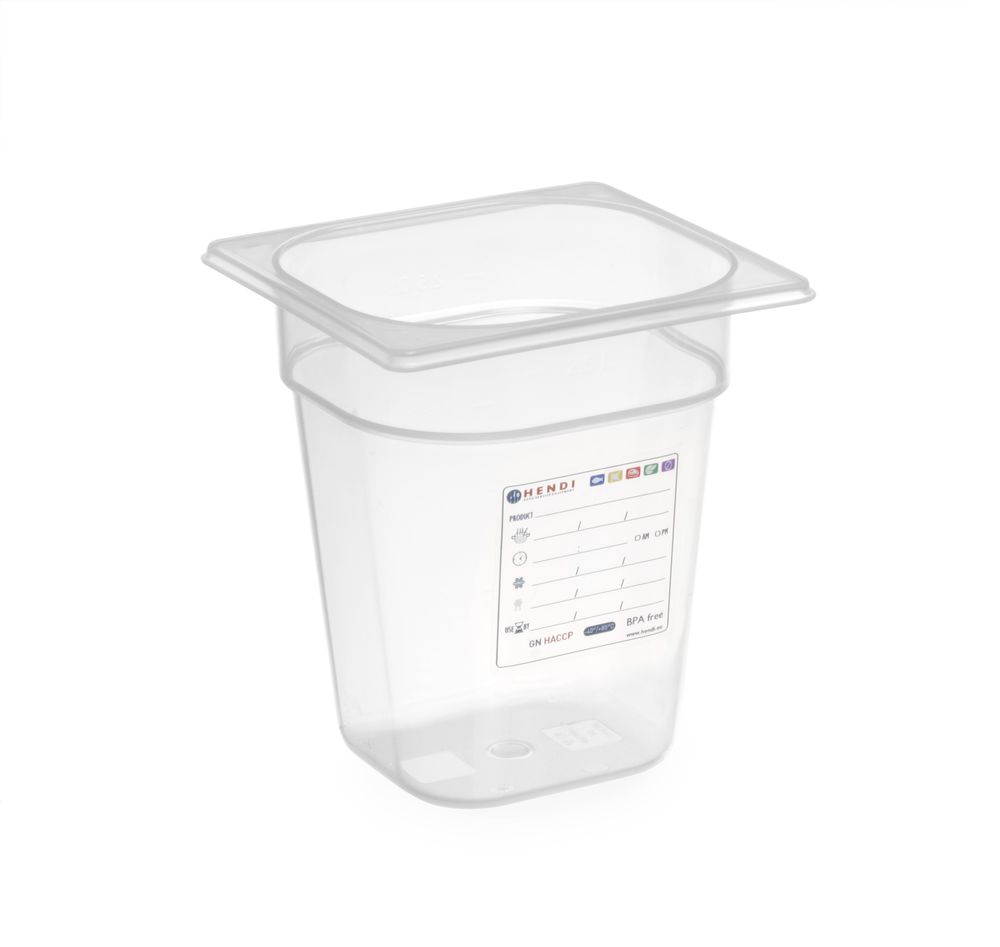 GN Kontainer - GN 1/6 - 2,4L - for Storkjøkken - XL - Storkjøkken