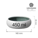 Goro hvit grønn bolle 140 mm, Min. kjøp: 3 - for Storkjøkken - XL - Storkjøkken