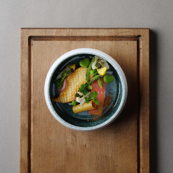 Goro hvit grønn bolle 165 mm, 650 ml, Min. kjøp: 2 - for Storkjøkken - XL - Storkjøkken