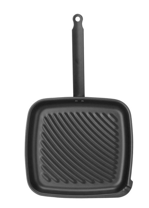Grillpanne - Firkantet - Ribbet - for Storkjøkken - XL - Storkjøkken