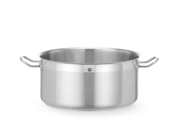 Grytegryte lav - uten lokk, 12L, ⌀320x(H)156mm - for Storkjøkken - XL - Storkjøkken