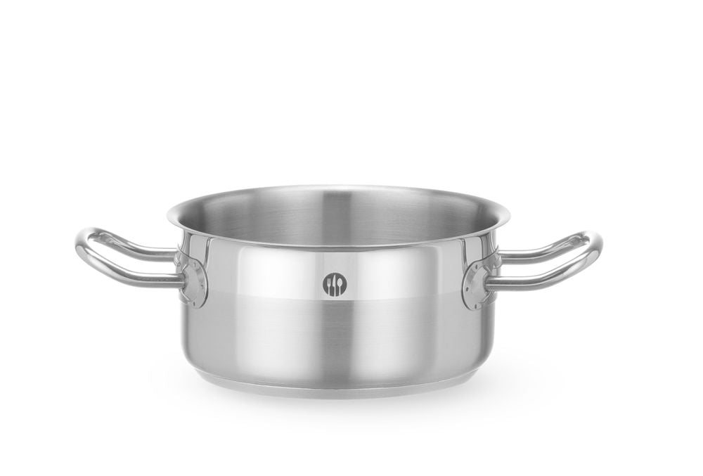 Grytegryte lav - uten lokk, 1,5L, ⌀160x(H)81mm - for Storkjøkken - XL - Storkjøkken
