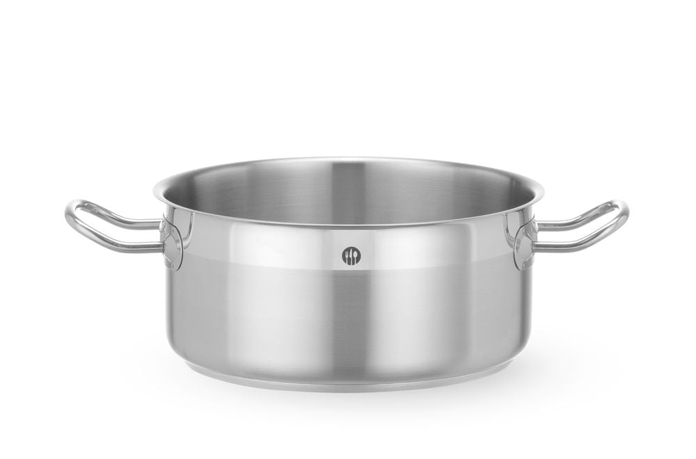 Grytegryte lav - uten lokk, 4,7L, ⌀240x(H)112mm - for Storkjøkken - XL - Storkjøkken