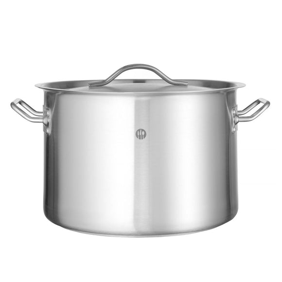 Grytegryte midt - med lokk, 14L, ⌀300x(H)200mm - for Storkjøkken - XL - Storkjøkken