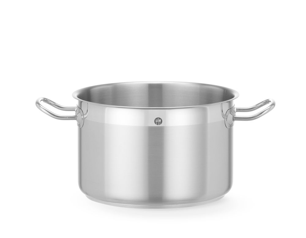 Grytegryte midt - uten lokk, 6,7L, ⌀240x(H)156mm - for Storkjøkken - XL - Storkjøkken