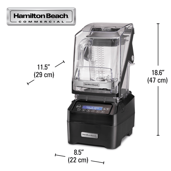 Hamilton Beach Commercial® Eclipse™ høytytende blender med 64 oz/2 l Wave~Action® - beholder – HBH755R - CE - serien - for Storkjøkken - XL - Storkjøkken