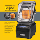 Hamilton Beach Commercial® Eclipse™ høytytende blender med 64 oz/2 l Wave~Action® - beholder – HBH755R - CE - serien - for Storkjøkken - XL - Storkjøkken