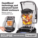 Hamilton Beach Commercial® Eclipse™ høytytende blender med 64 oz/2 l Wave~Action® - beholder – HBH755R - CE - serien - for Storkjøkken - XL - Storkjøkken