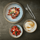 Homespun Accents Jasper Grey coupé - skål, 182 mm, Min. kjøp: 6 - for Storkjøkken - XL - Storkjøkken