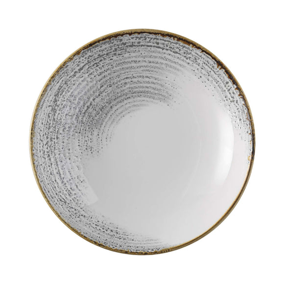 Homespun Accents Jasper Grey coupé - skål, 182 mm, Min. kjøp: 6 - for Storkjøkken - XL - Storkjøkken