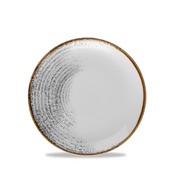 Homespun Accents Jasper Grey coupé - tallerken, 165 mm, Min. kjøp: 6 - for Storkjøkken - XL - Storkjøkken