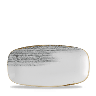 Homespun Accents Jasper Grey kokketallerken avlang, 298x153mm, Min. kjøp: 6 - for Storkjøkken - XL - Storkjøkken