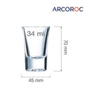 Hotshot - glass, 34 ml, Min. kjøp: 6 - for Storkjøkken - XL - Storkjøkken