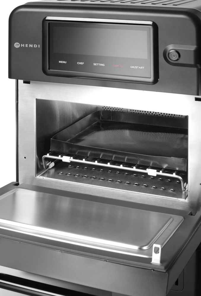 Høyhastighetsovn CombiTurbo, 18L, 230V/3000W, 402x735x(H)608mm - for Storkjøkken - XL - Storkjøkken