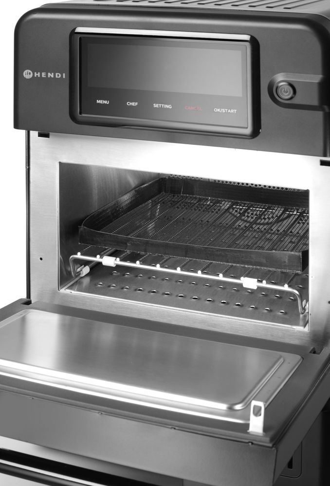 Høyhastighetsovn CombiTurbo, 18L, 230V/3000W, 402x735x(H)608mm - for Storkjøkken - XL - Storkjøkken