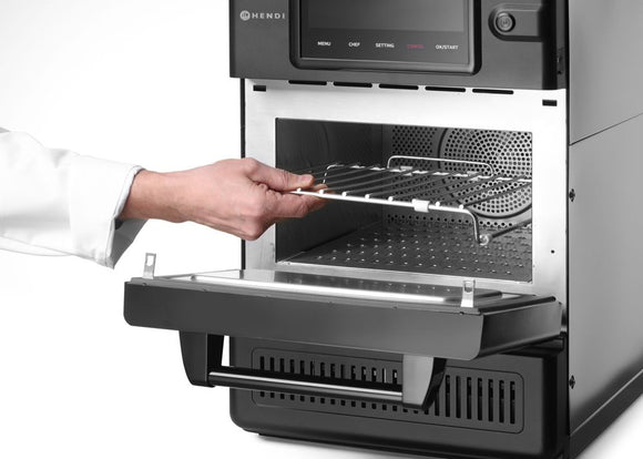 Høyhastighetsovn CombiTurbo, 18L, 230V/3000W, 402x735x(H)608mm - for Storkjøkken - XL - Storkjøkken