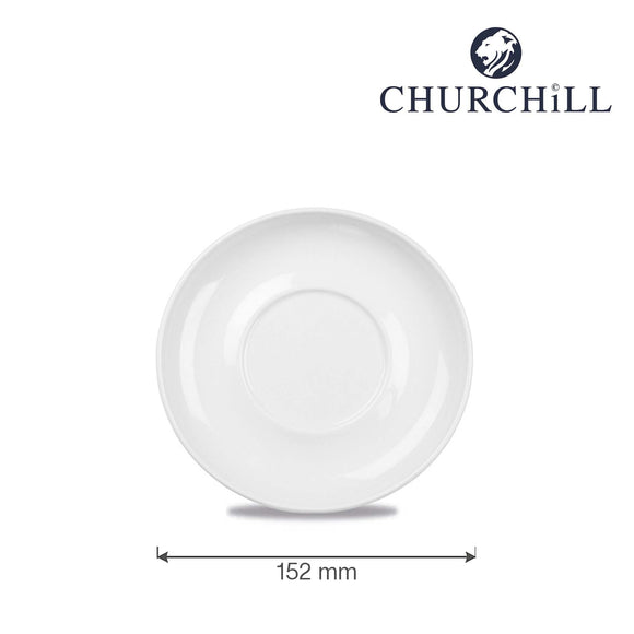 Hvit kompakt teskål, 152 mm - for Storkjøkken - XL - Storkjøkken