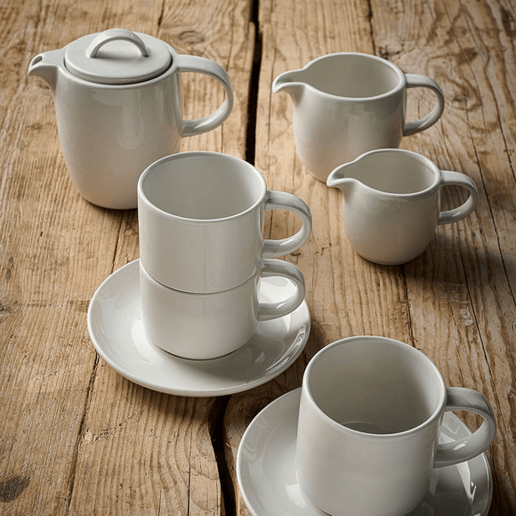 Hvit kompakt teskål, 152 mm - for Storkjøkken - XL - Storkjøkken