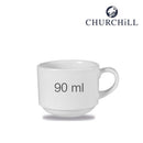 Hvit Profile - stablekopp, 90 ml - for Storkjøkken - XL - Storkjøkken