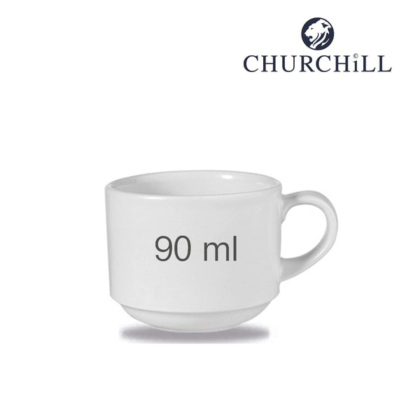 Hvit Profile - stablekopp, 90 ml - for Storkjøkken - XL - Storkjøkken