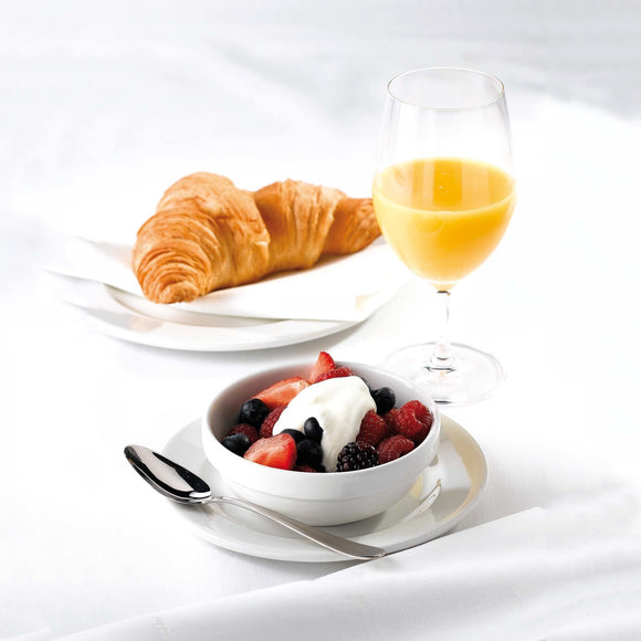 Hvit profilfat, 128 mm - for Storkjøkken - XL - Storkjøkken