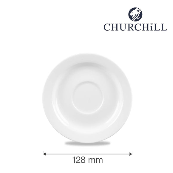 Hvit profilfat, 128 mm - for Storkjøkken - XL - Storkjøkken