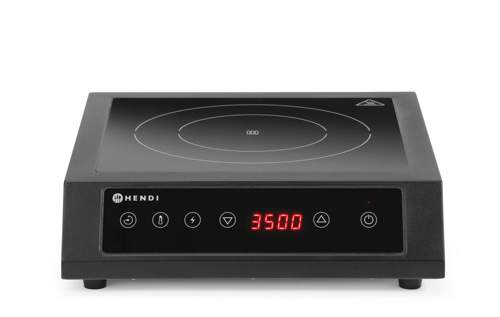 Induksjonskomfyr 3500 D XL, 220 - 240V/3500W, 355x400x(H)100mm - for Storkjøkken - XL - Storkjøkken