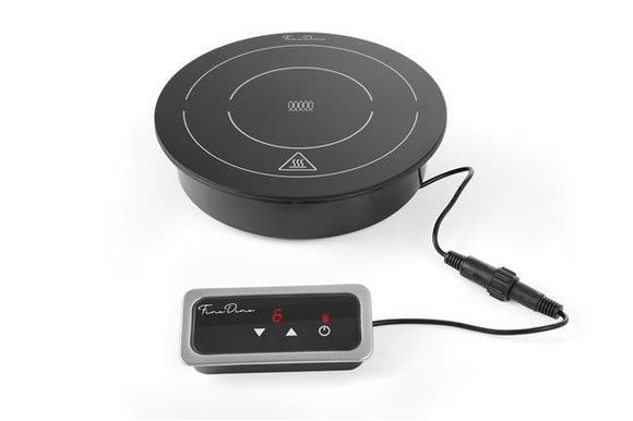Induksjonsvarmer 800W, Fine Dine, Sort, 230V/800W, ⌀245x(H)80mm - for Storkjøkken - XL - Storkjøkken