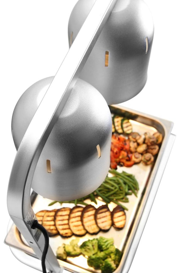 Infrarød varmebro, svart, 230V/500W, 453x360X (H) 790mm - for Storkjøkken - XL - Storkjøkken