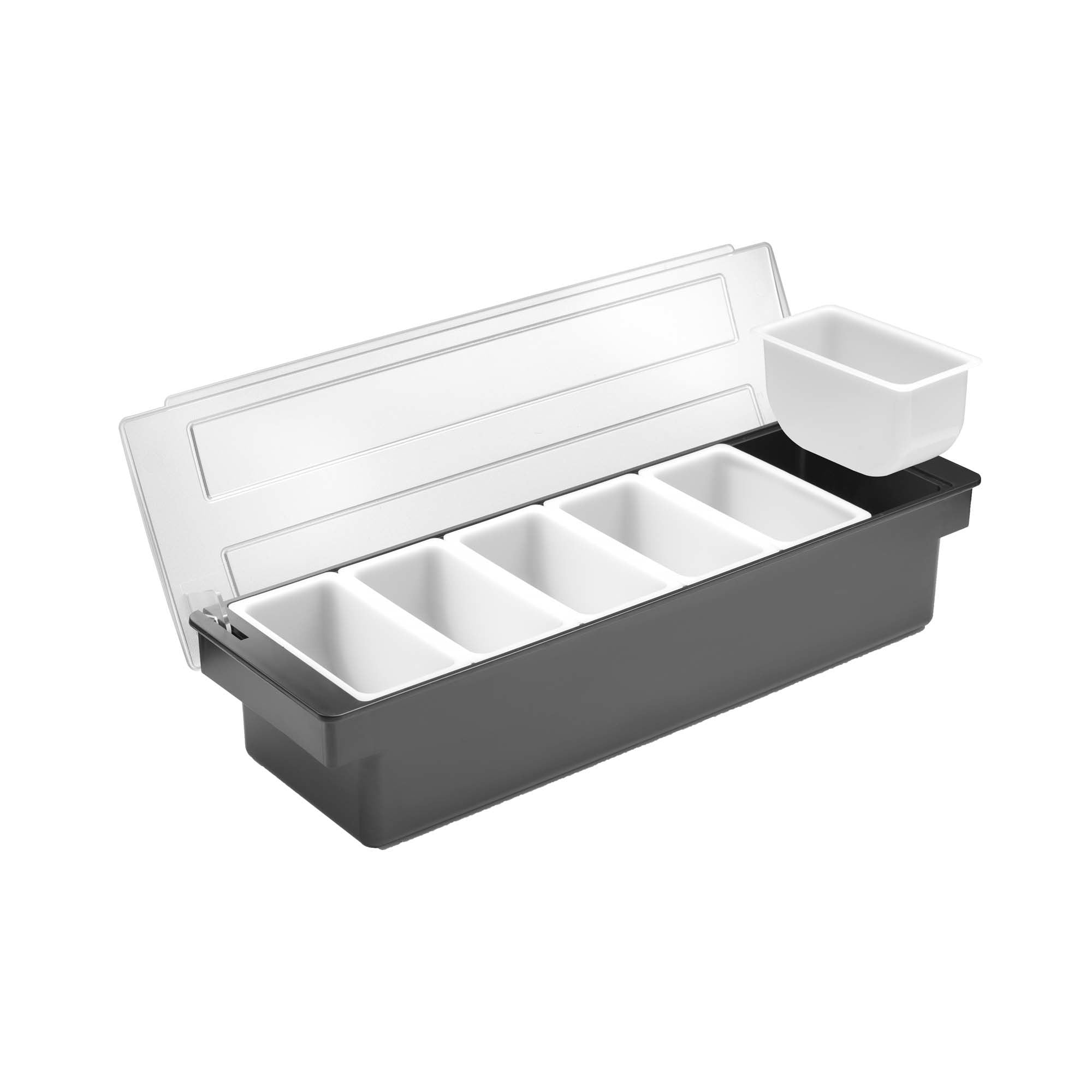 Ingrediensboks – 6 beholdere, Bar up, 480x150x(H)100mm - for Storkjøkken - XL - Storkjøkken