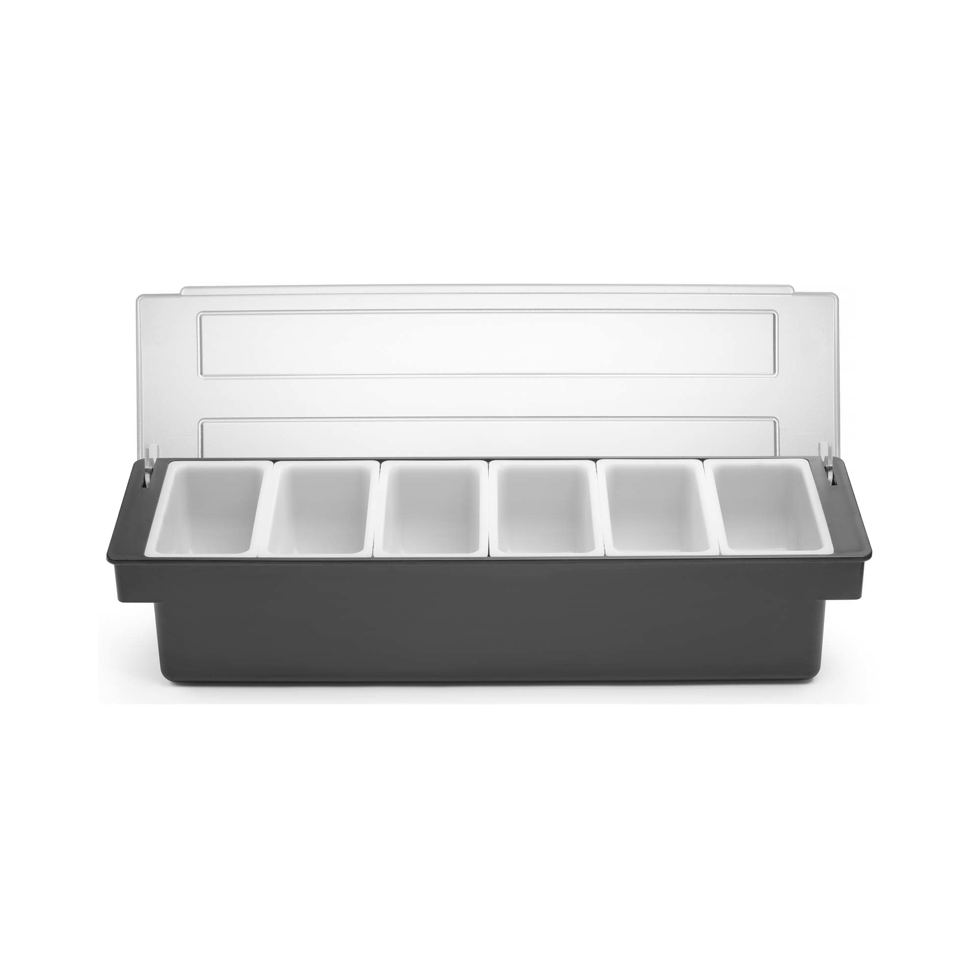 Ingrediensboks – 6 beholdere, Bar up, 480x150x(H)100mm - for Storkjøkken - XL - Storkjøkken