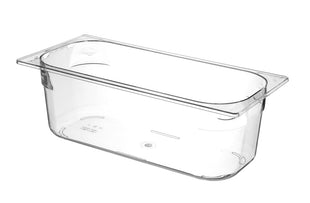 Iskrem beholder - 5L - Svart - Polycarbonate - for Storkjøkken - XL - Storkjøkken