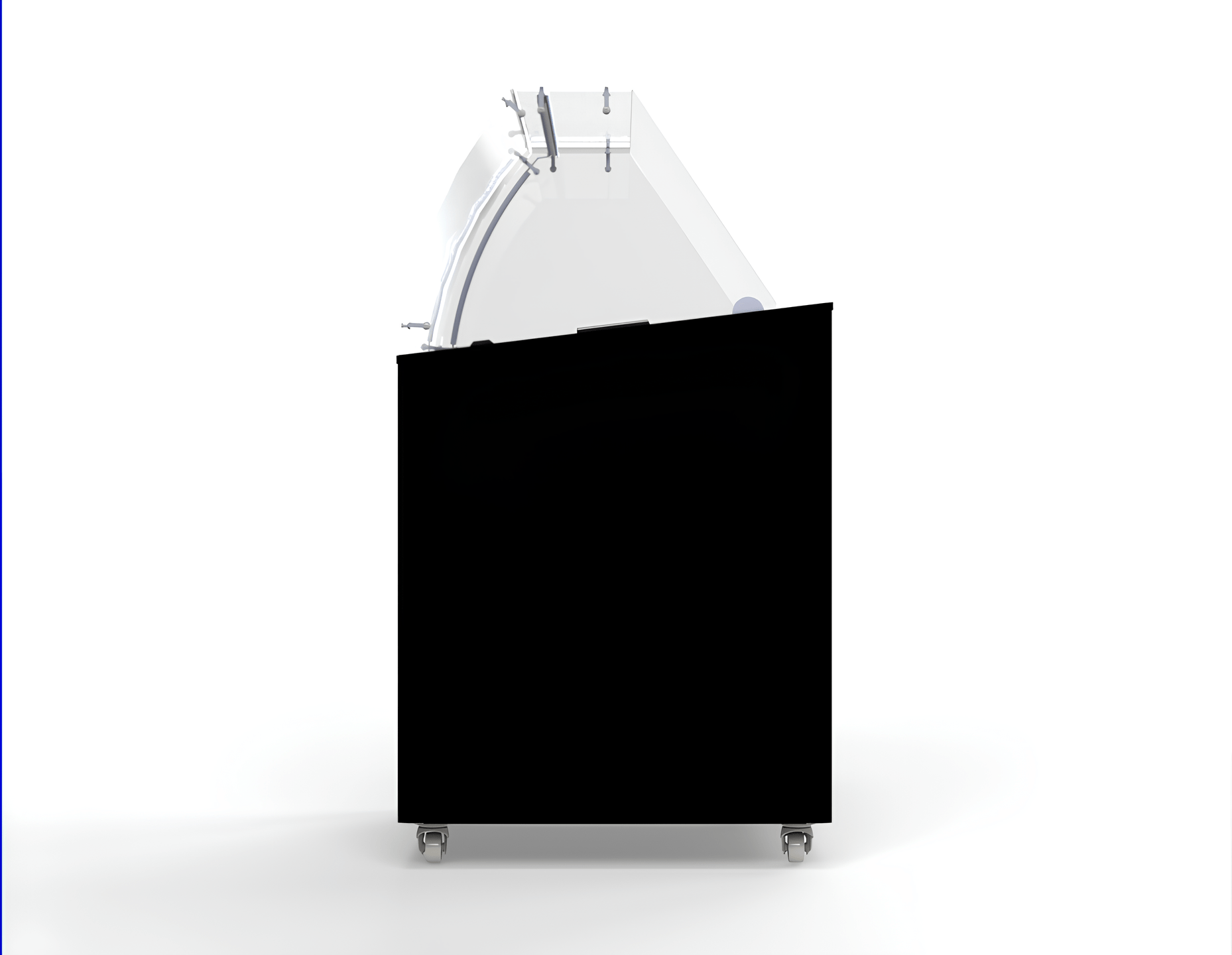 Iskrem display corisca black 6x5 ltr - for Storkjøkken - XL - Storkjøkken