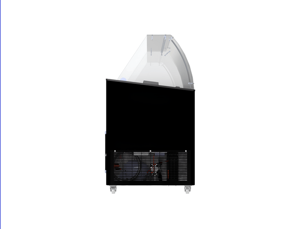 Iskrem display tenerife sort 10x5 ltr - for Storkjøkken - XL - Storkjøkken